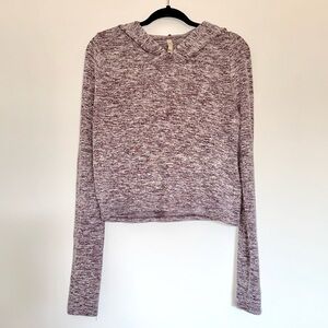 Women's Heathered Purple Long Sleeve Top